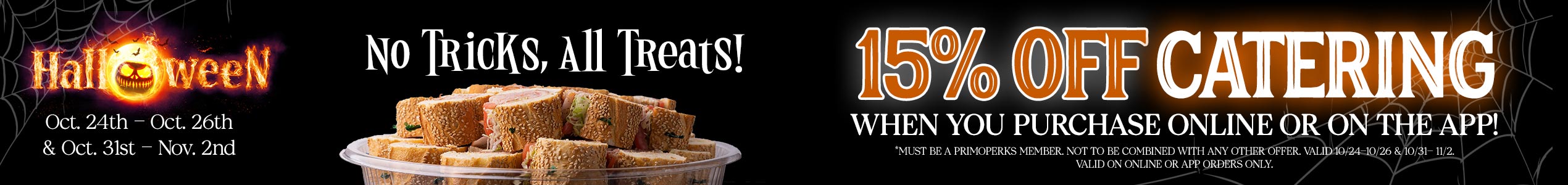 Halloween Catering Deal